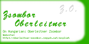 zsombor oberleitner business card